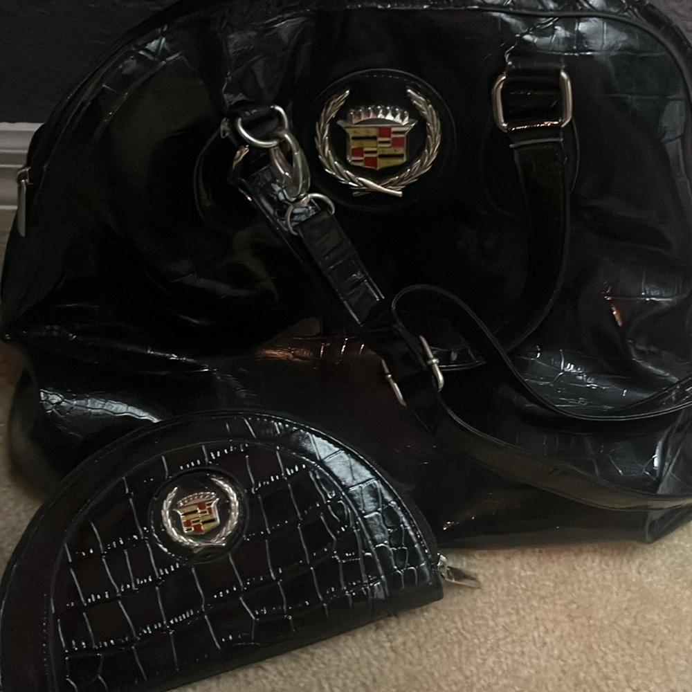 Cadillac texture bag and wallet!